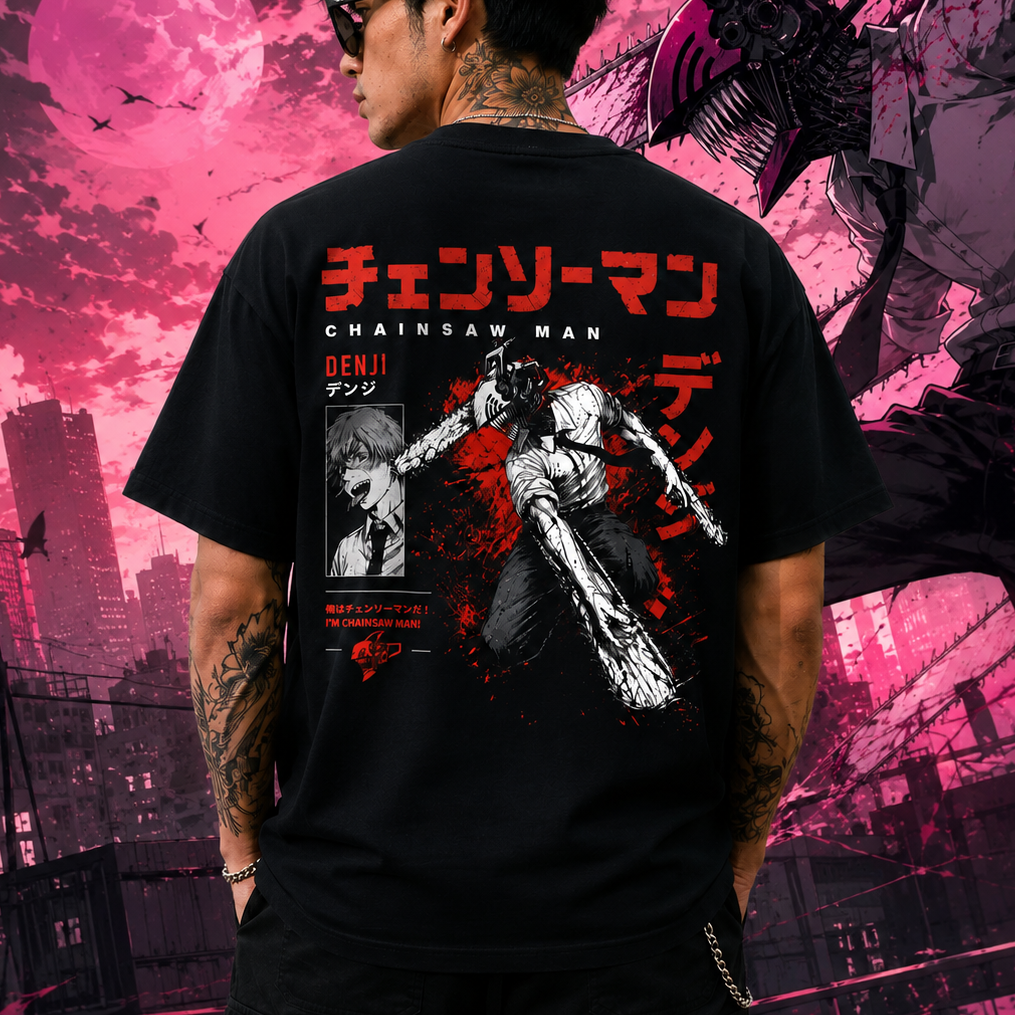 Denji Black Oversize